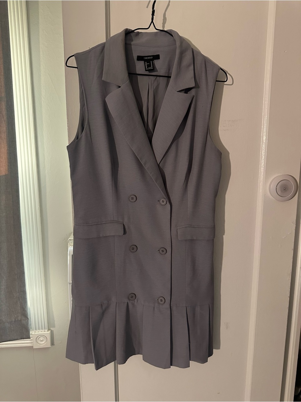 Forever 21 Light Gray Blazer With Label